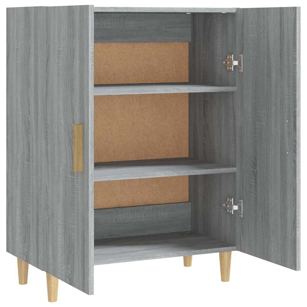 Sideboard, gray oak, 70x34x90cm, engineered wood