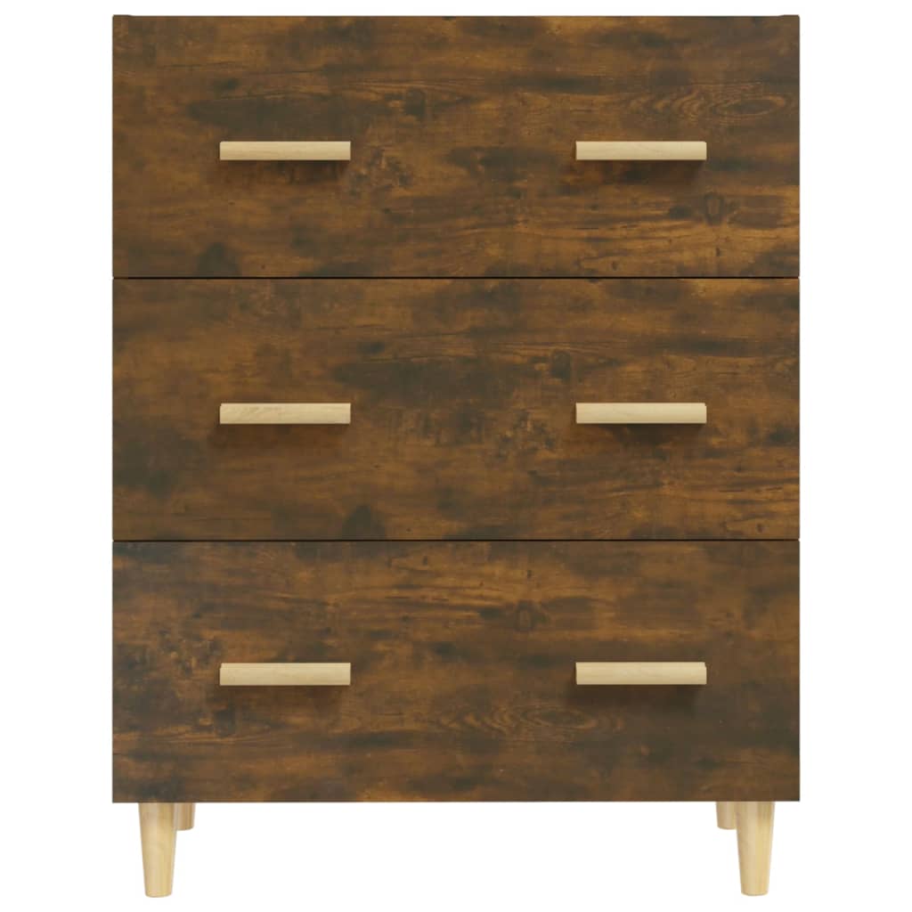 Sideboard, smoky oak, 70x34x90cm, engineered wood