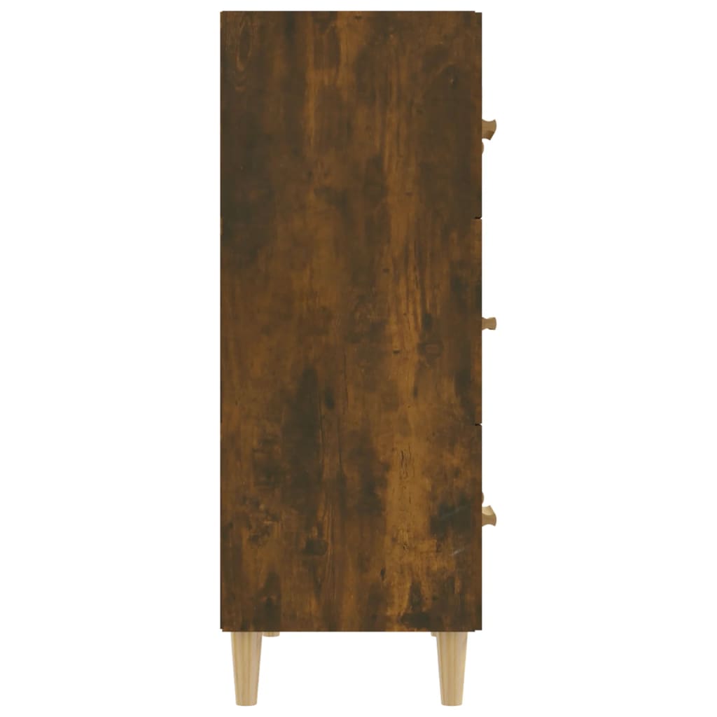 Sideboard, smoky oak, 70x34x90cm, engineered wood