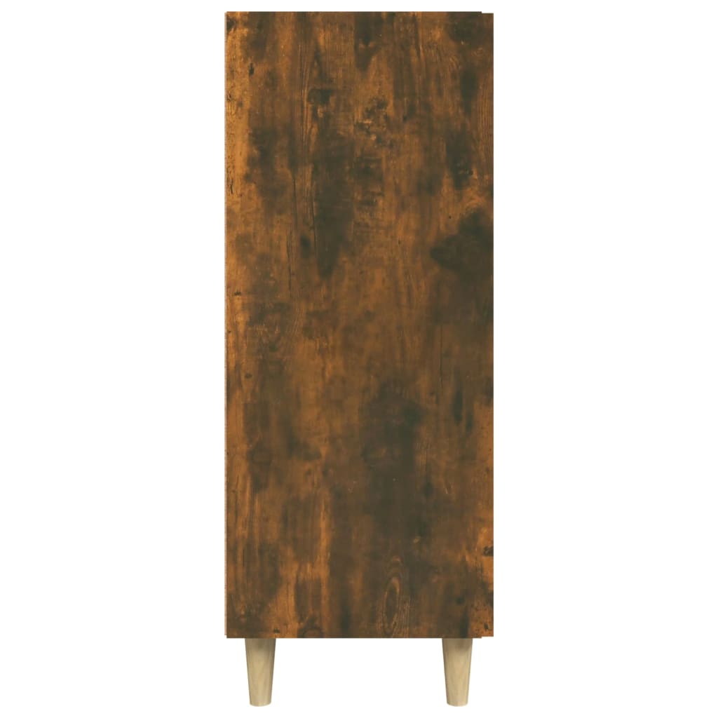 Sideboard, smoked oak, 69.5x34x90cm, engineered wood