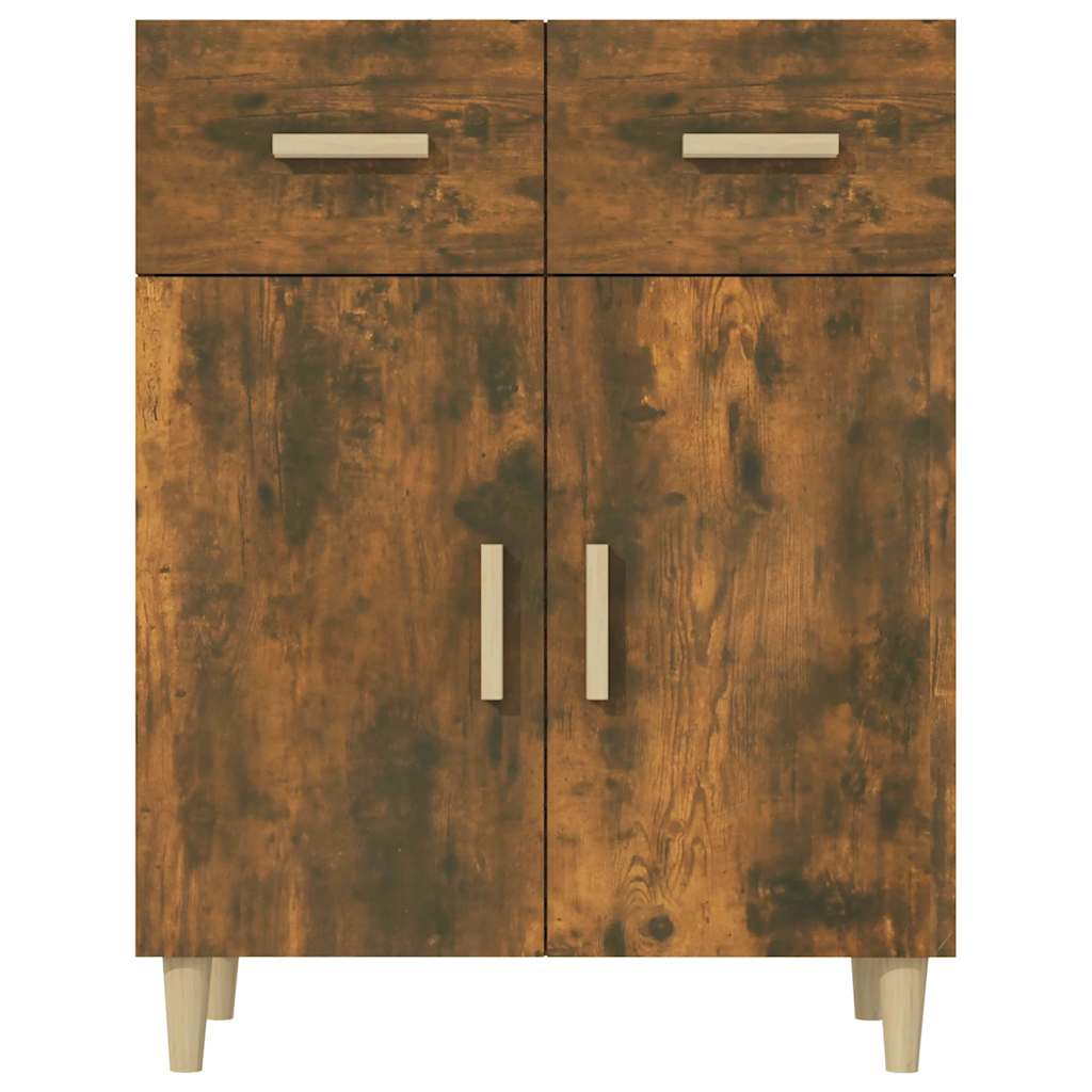 Sideboard, smoky oak, 69.5x34x89cm, engineered wood