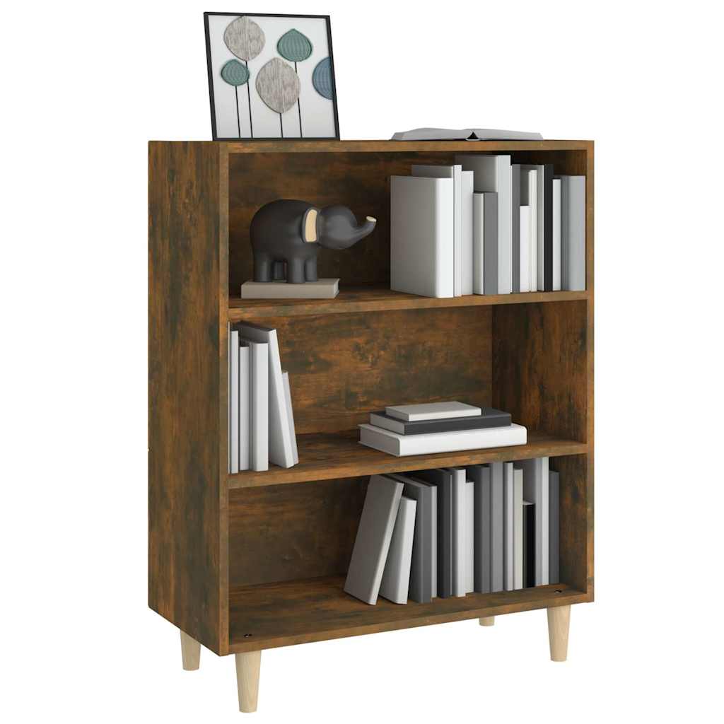 Side cabinet, smoky oak, 69.5x32.5x90cm, wood