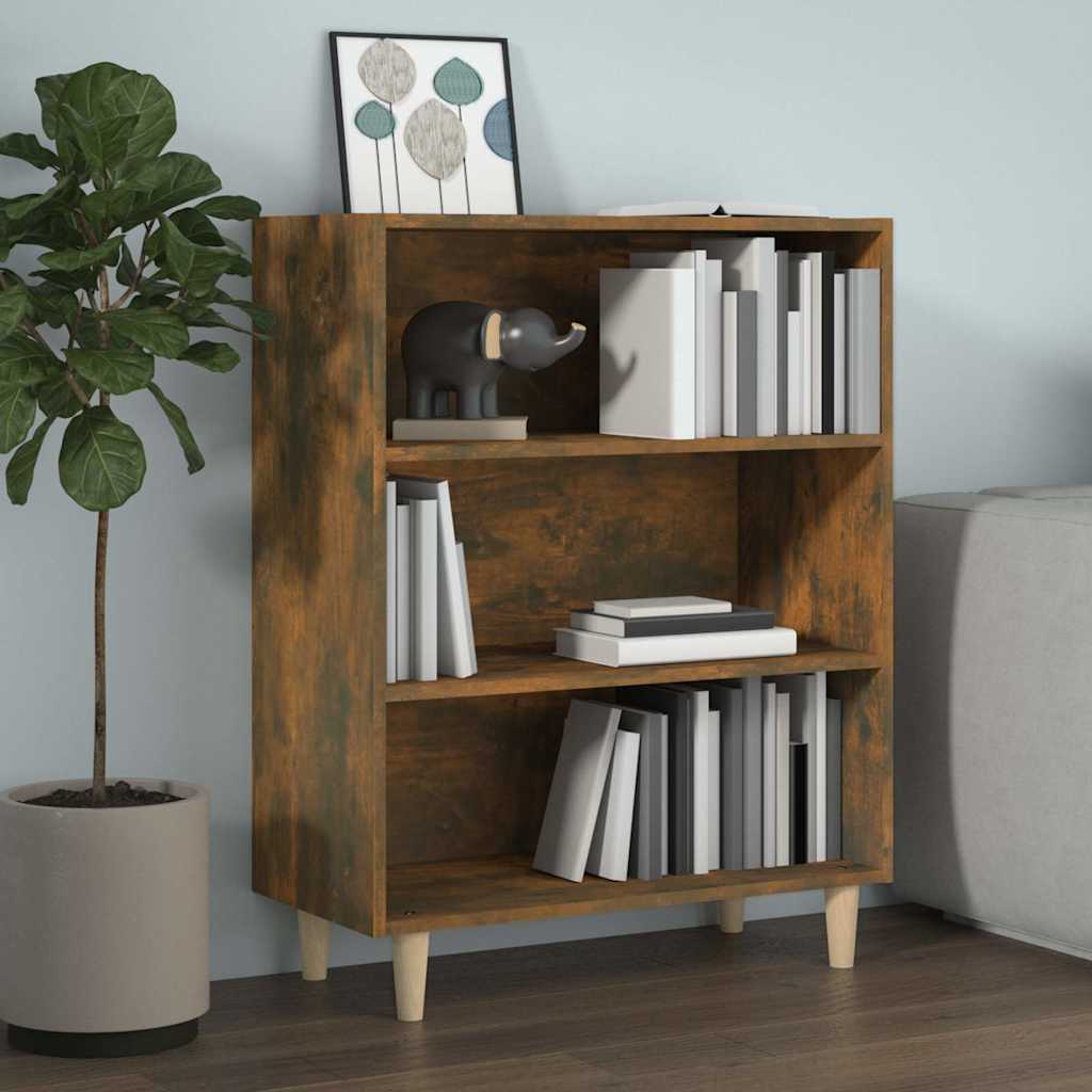 Side cabinet, smoky oak, 69.5x32.5x90cm, wood