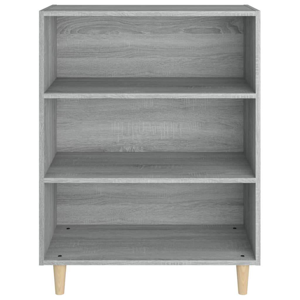 Sideboard, gray oak, 69.5x32.5x90cm, engineered wood