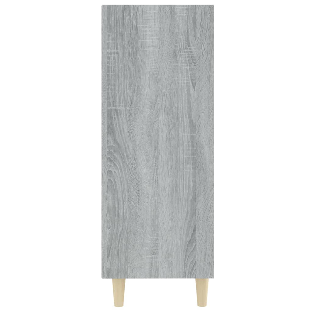 Sideboard, gray oak, 69.5x32.5x90cm, engineered wood