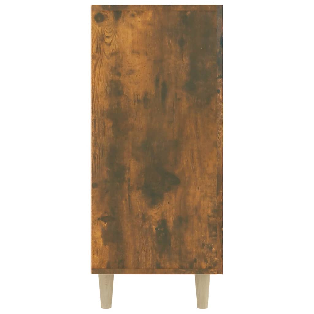Šoninė spintelė, dūminio ąžuolo, 90x34x80cm, apdirbta mediena