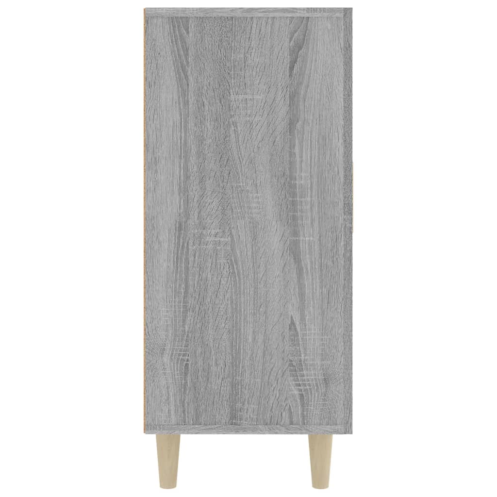 Šoninė spintelė, pilka ąžuolo, 90x34x80cm, apdirbta mediena