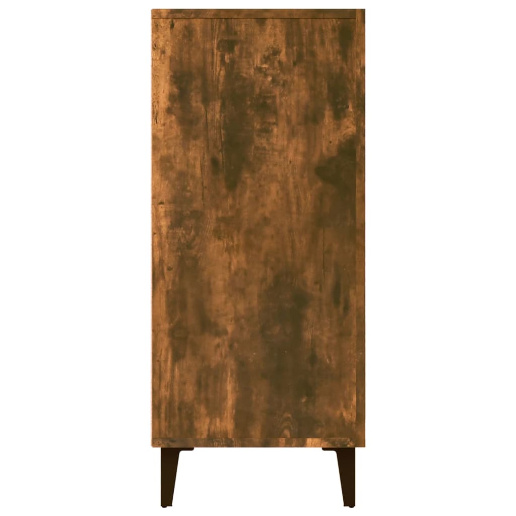 Sānu skapītis, dūmu ozols, 90x34x80cm, apstrādāta koksne
