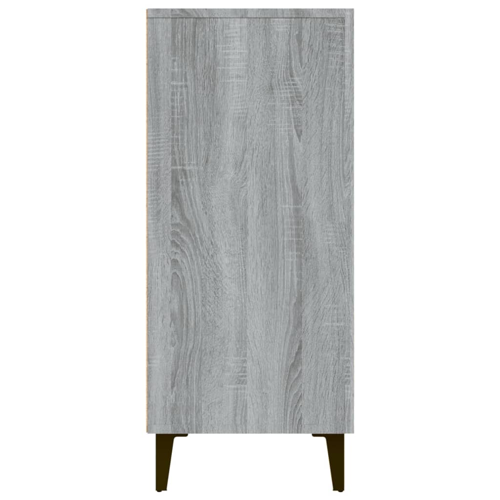 Sānu skapītis, pelēks ozols, 90x34x80cm, apstrādāta koksne