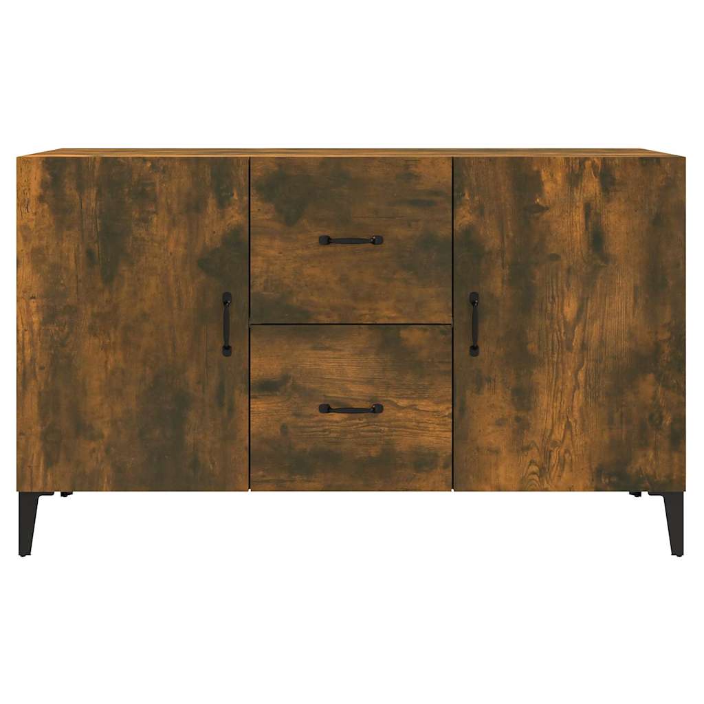 Sideboard, smoky oak, 100x36x60cm, engineered wood