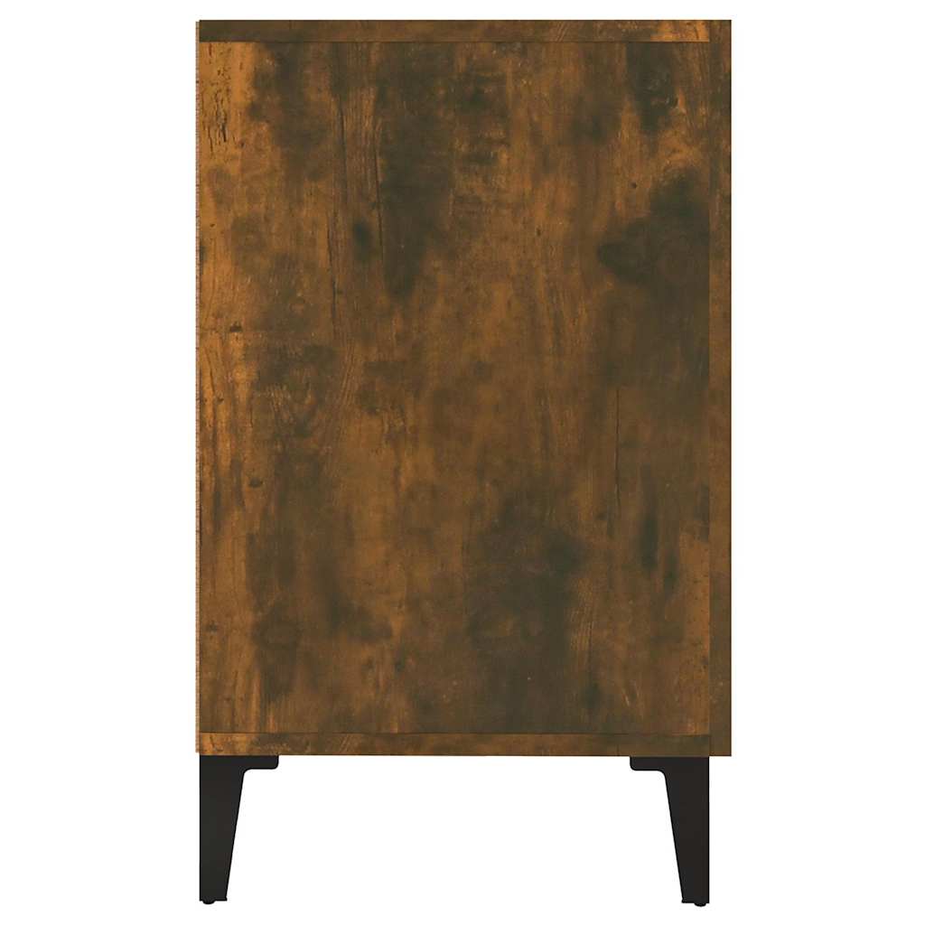 Sideboard, smoky oak, 100x36x60cm, engineered wood