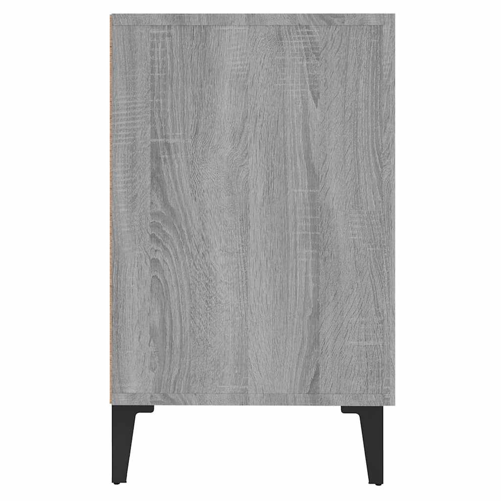 Sānu skapītis, pelēks ozols, 100x36x60cm, apstrādāta koksne
