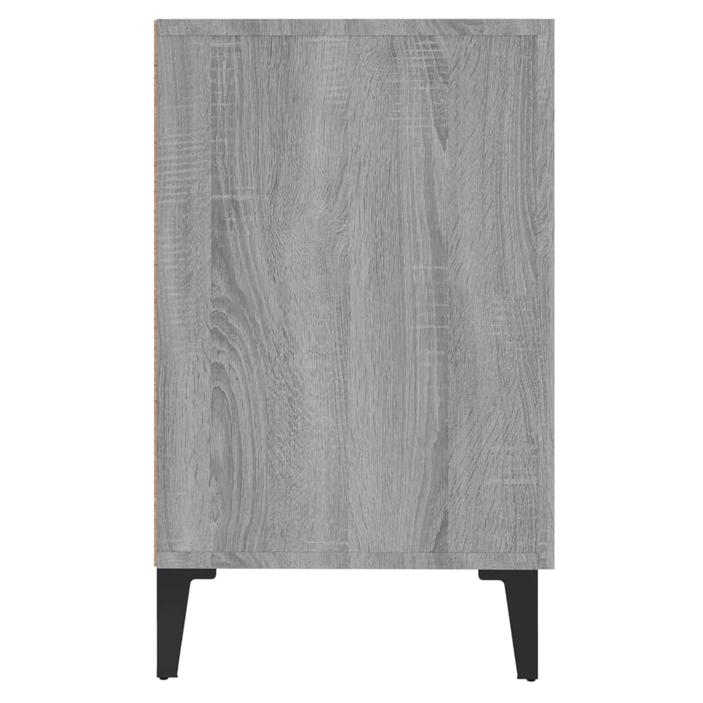 Sānu skapītis, pelēks ozols, 100x36x60cm, apstrādāta koksne