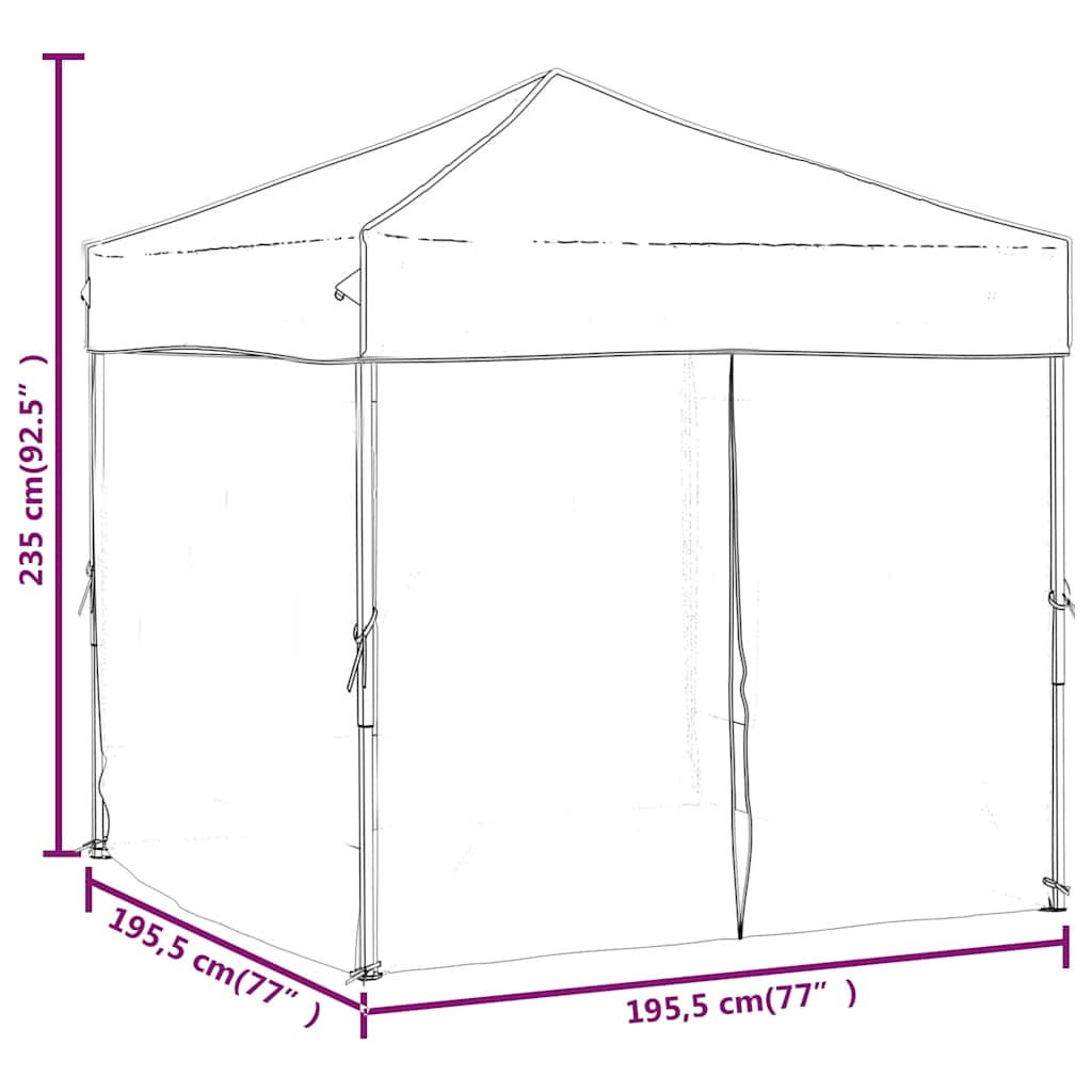 Pasākumu telts FERRO, balta, 2x2m