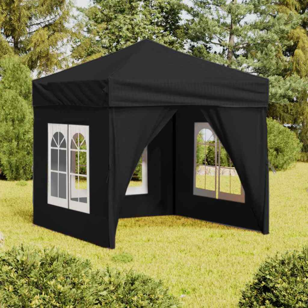 Pasākumu telts FERRO, melna, 2x2m