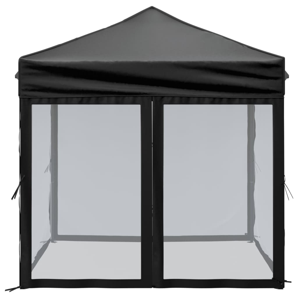 Proginė palapinė FERRO, juoda, 2x2m