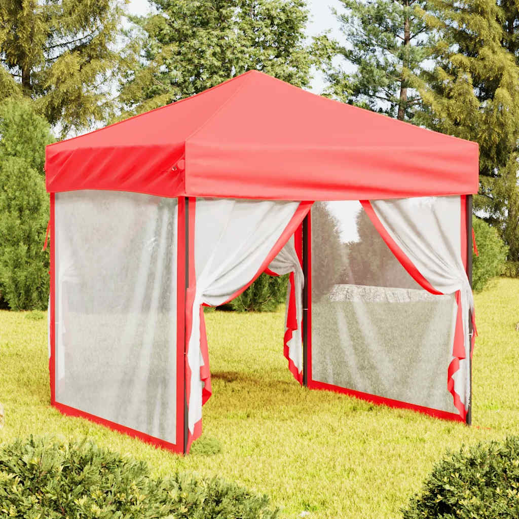 Tentu telts FERRO, sarkana, 2x2m