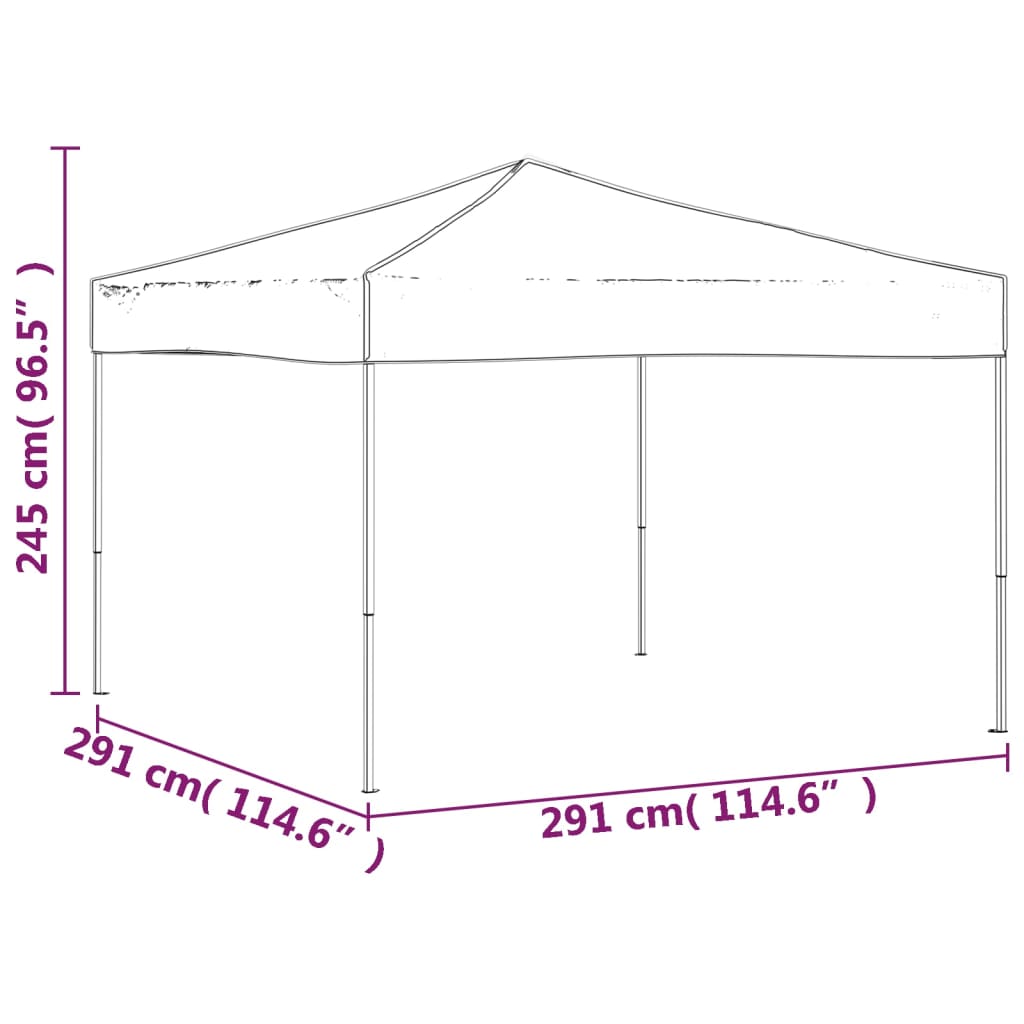 Pasākumu telts FERRO, krēmkrāsas, 3x3m