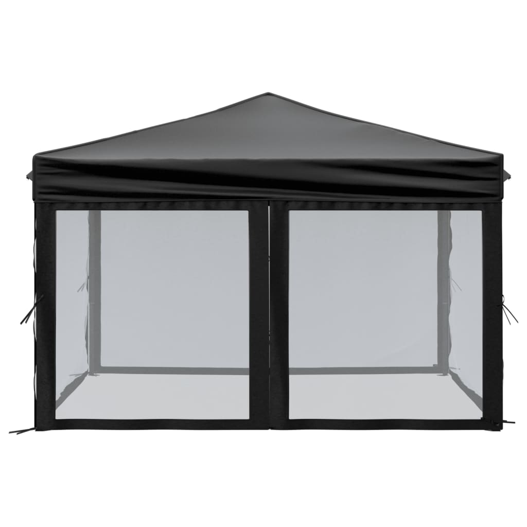 Proginė palapinė FERRO, juoda, 3x3m