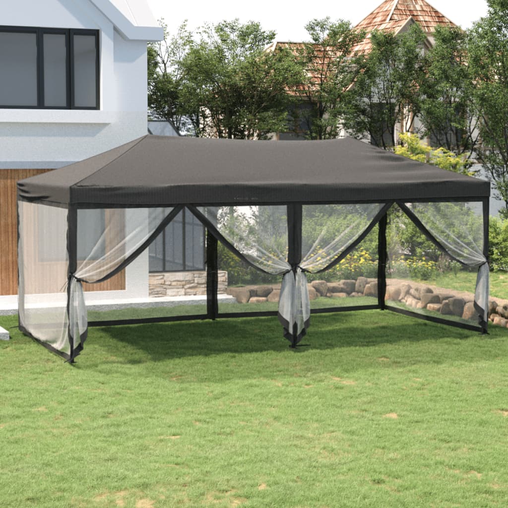Proginė palapinė FERRO, antracito, 3x6m