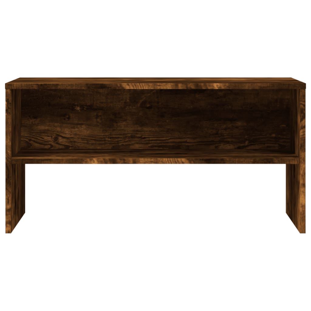 TV cabinet, smoked oak, 80x40x40cm, engineered wood