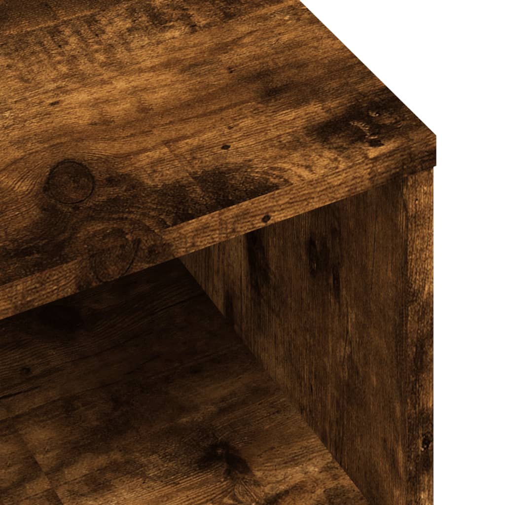 TV cabinet, smoked oak, 80x40x40cm, engineered wood