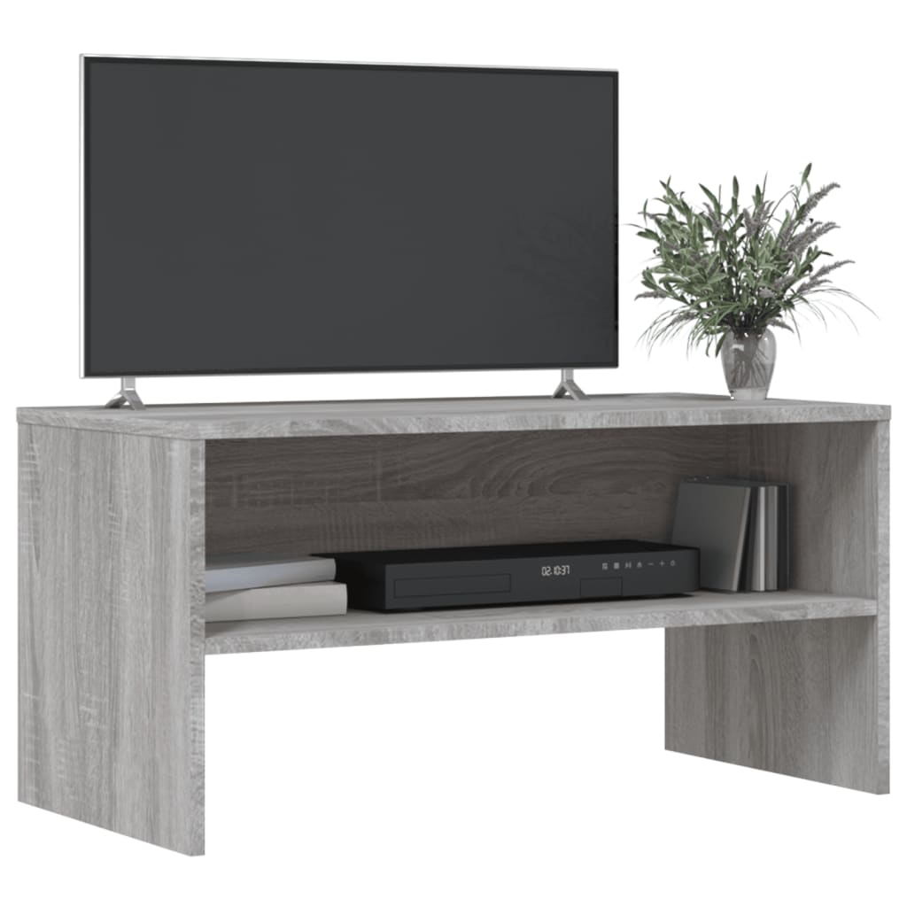TV skapītis, pelēks ozols, 80x40x40cm, inženierijas koksne