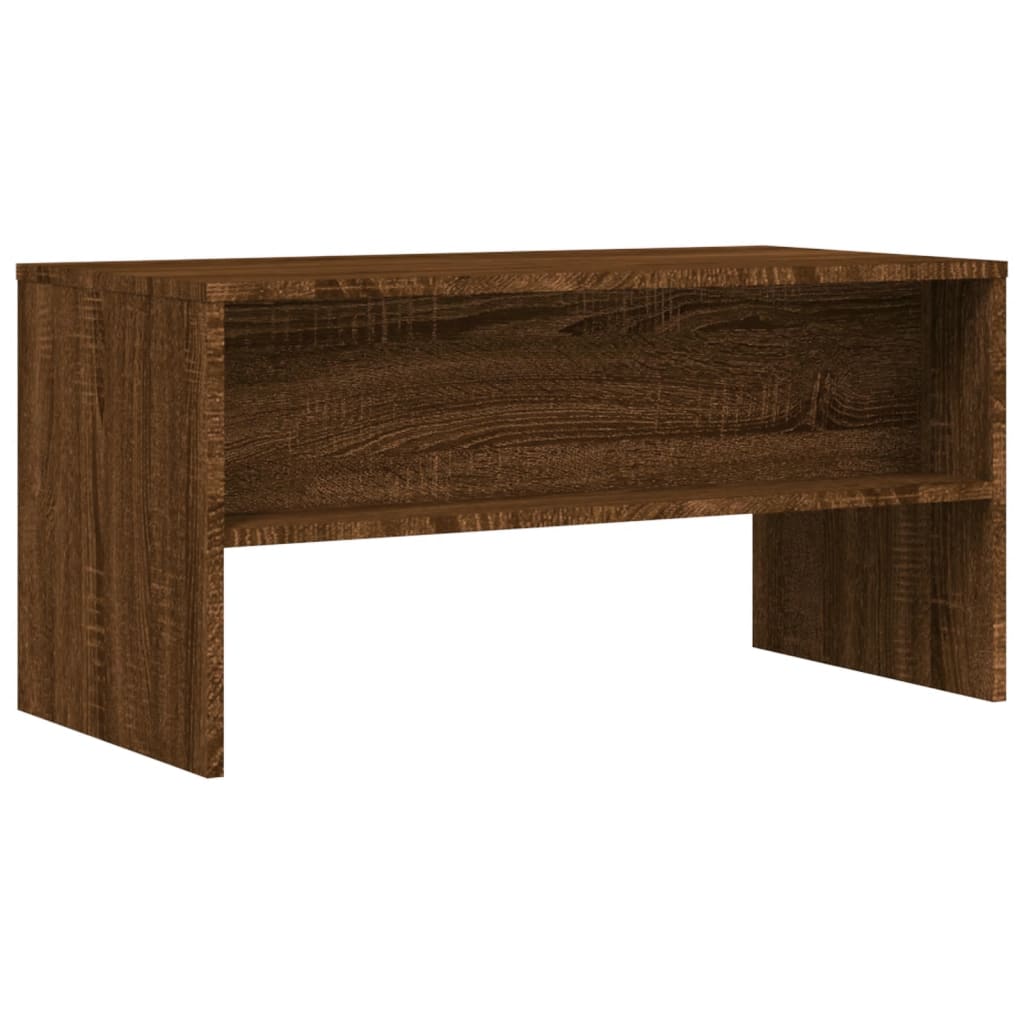 TV cabinet, brown oak, 80x40x40cm, engineered wood