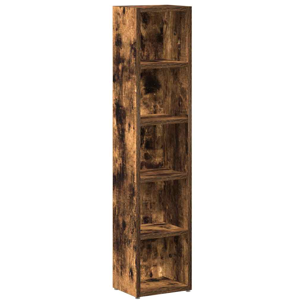 CD/DVD cabinets, 2 pcs., oak, 21x16x93.5cm, wood
