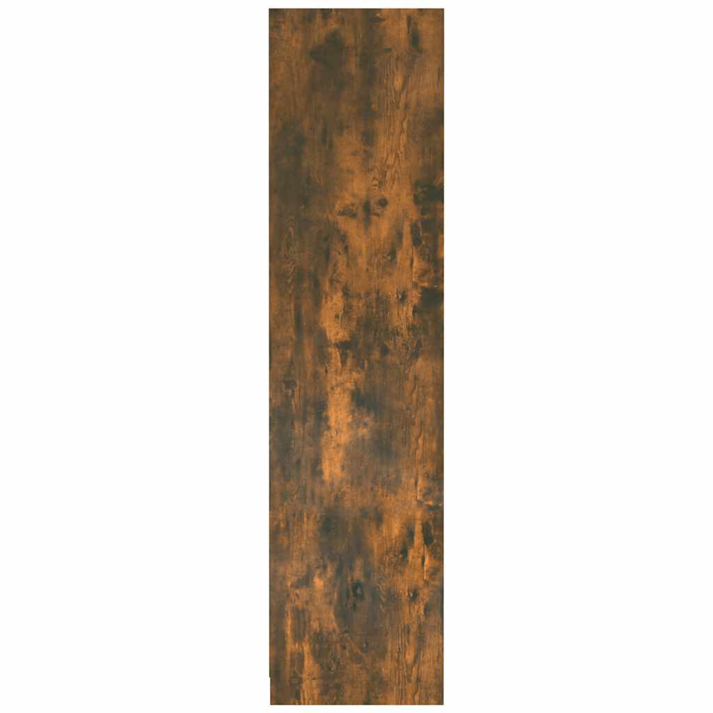 Drēbju skapis, dūmu ozols, 100x50x200cm, apstrādāta koksne
