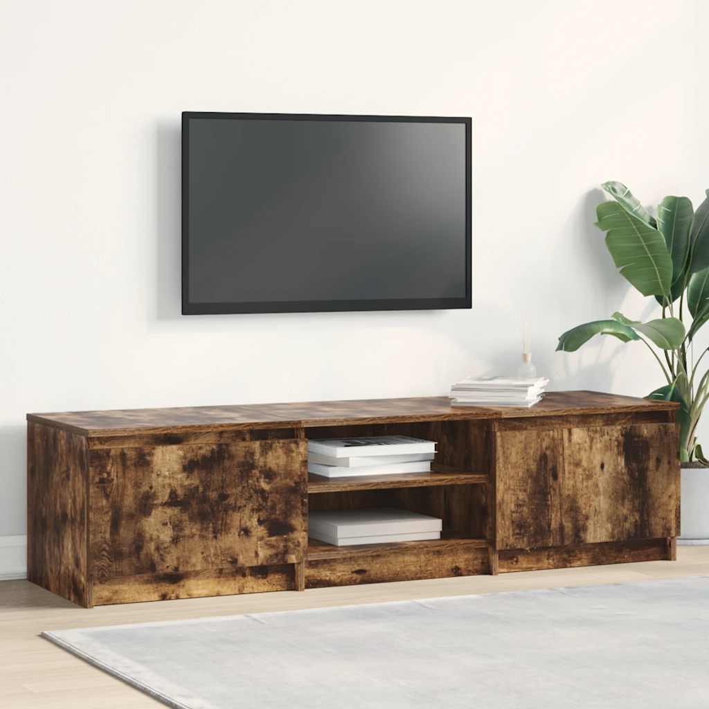 TV skapītis, dūmu ozols, 140x40x35,5cm, koks