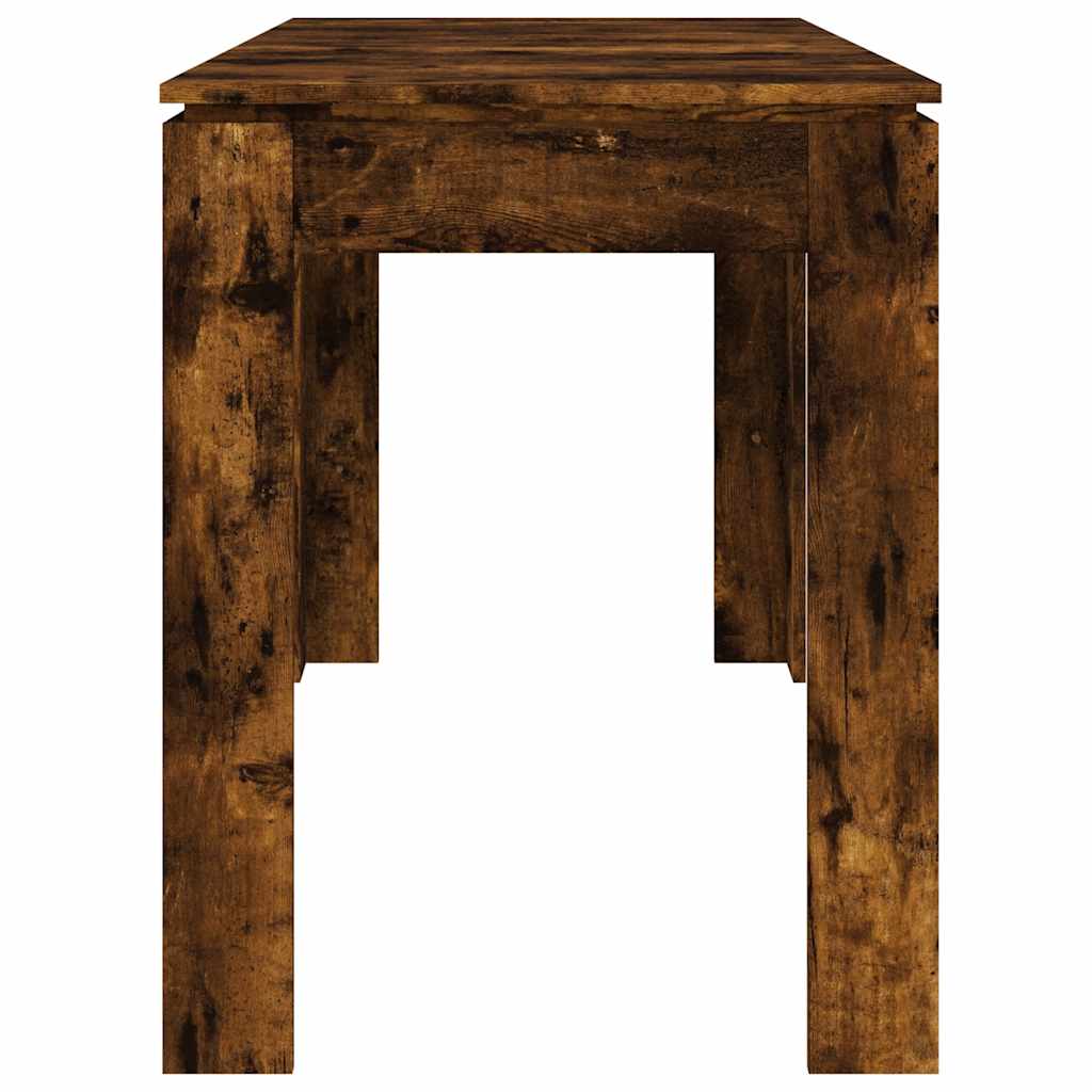 Dining table, smoky oak, 120x60x76cm, treated wood