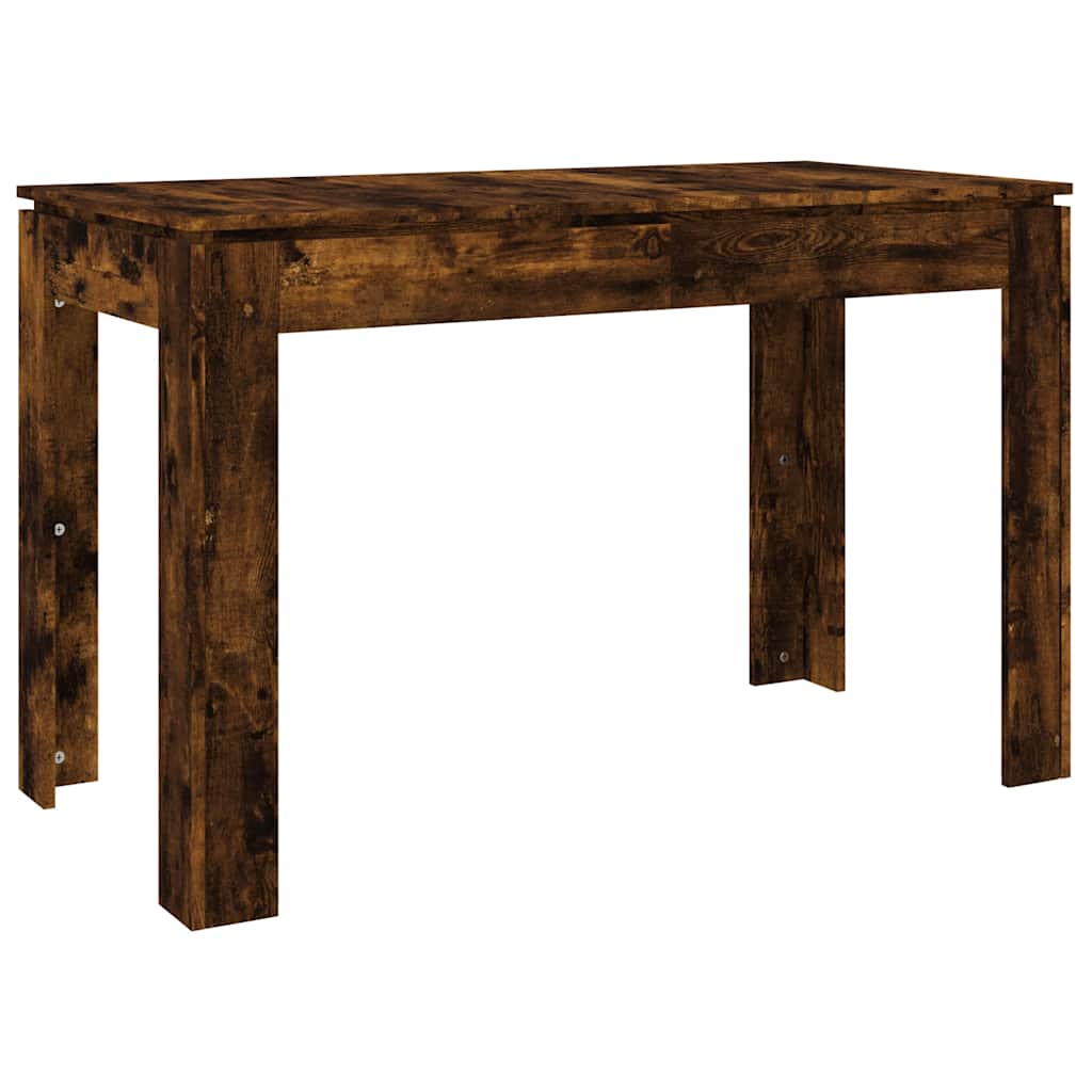 Dining table, smoky oak, 120x60x76cm, treated wood