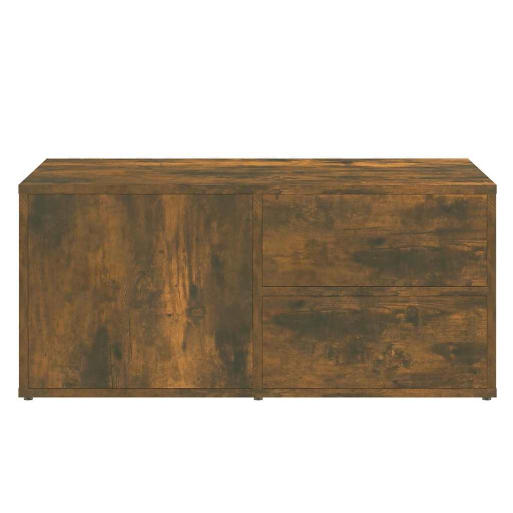 TV cabinet, smoky oak, 80x34x36cm, wood