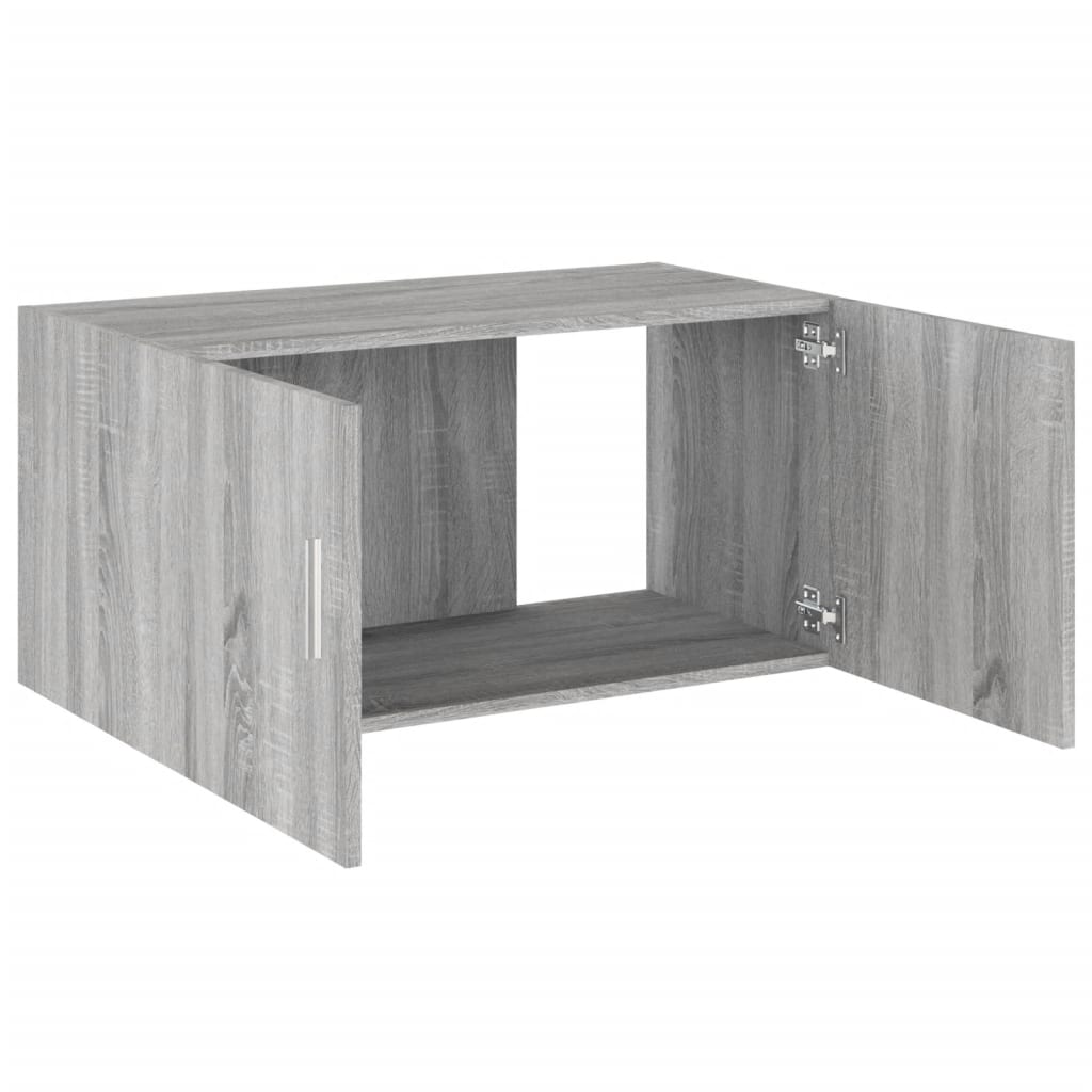 Wall cabinet, gray oak, 80x39x40cm, wood