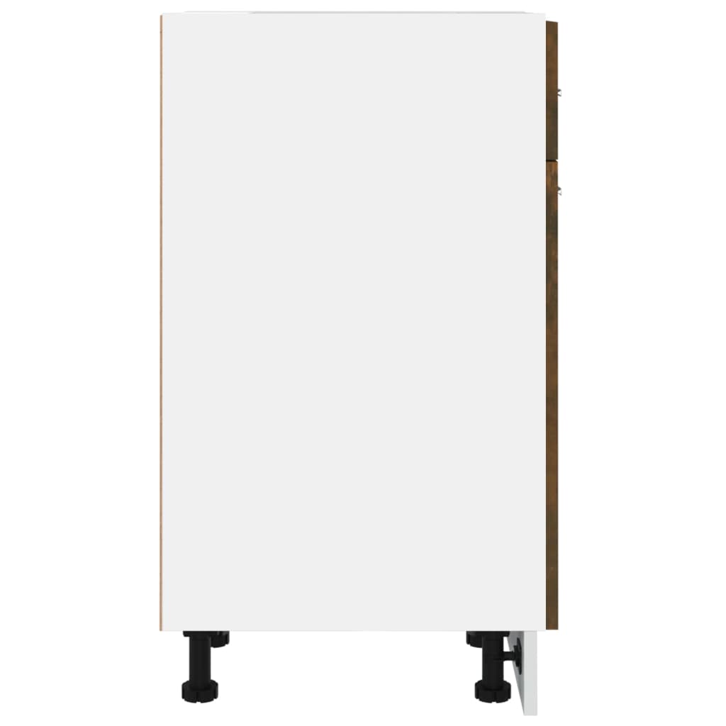 Base cabinet with drawer, "Lyon", oak, 30x46x81.5cm