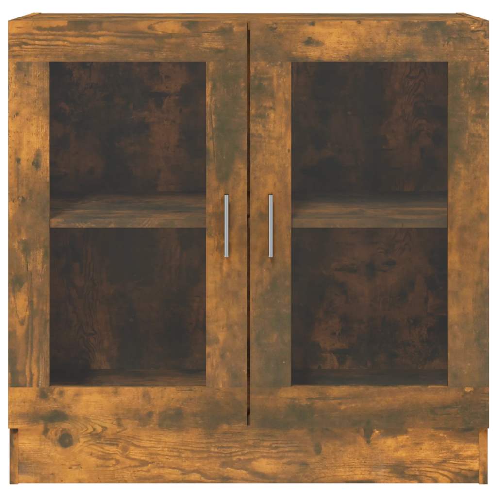 Vitrininė spintelė, dūminio ąžuolo, 82,5x30,5x80cm, mediena