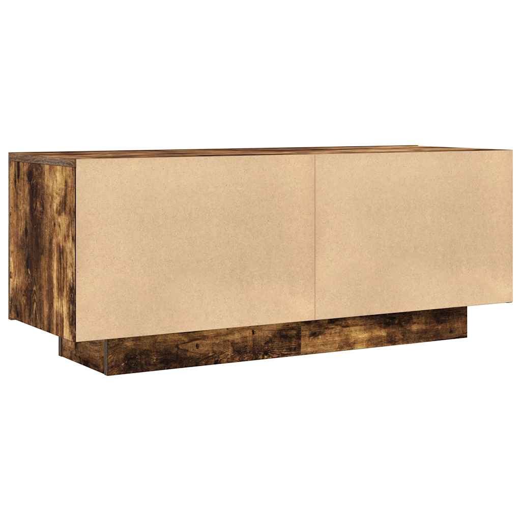 Televizoriaus spintelė, dūminio ąžuolo, 100x35x40cm, mediena