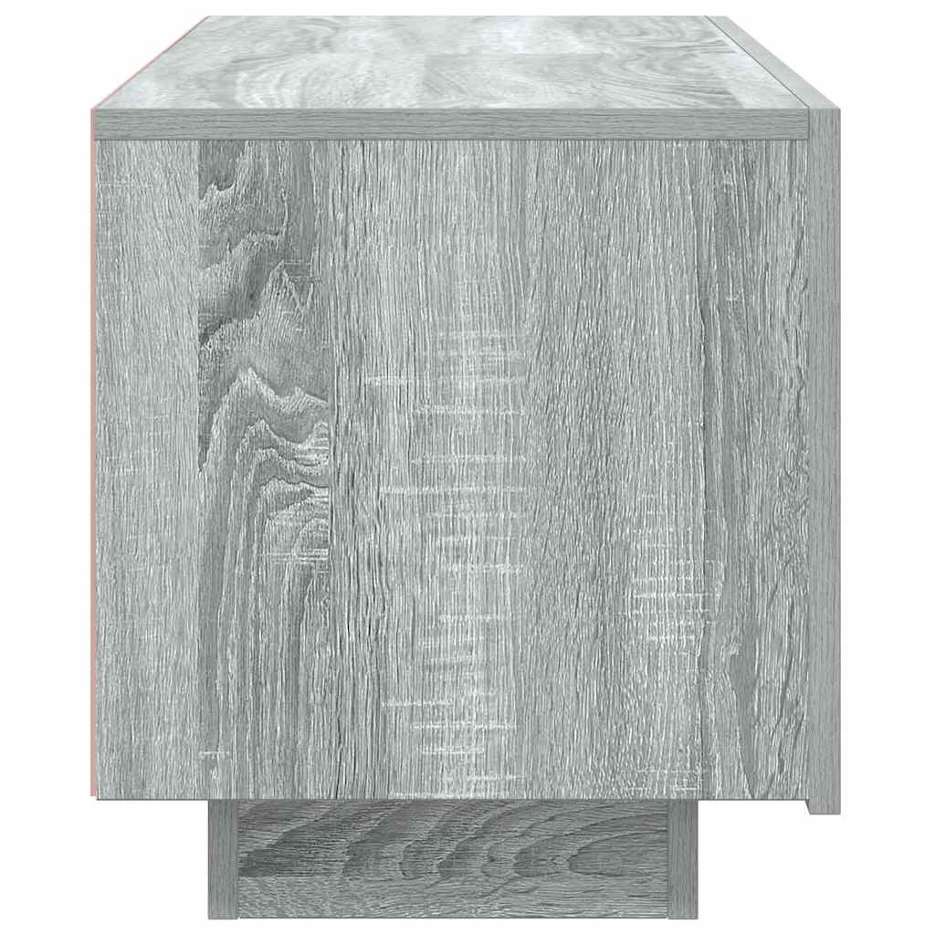 Televizoriaus spintelė, pilka ąžuolo, 100x35x40cm, mediena
