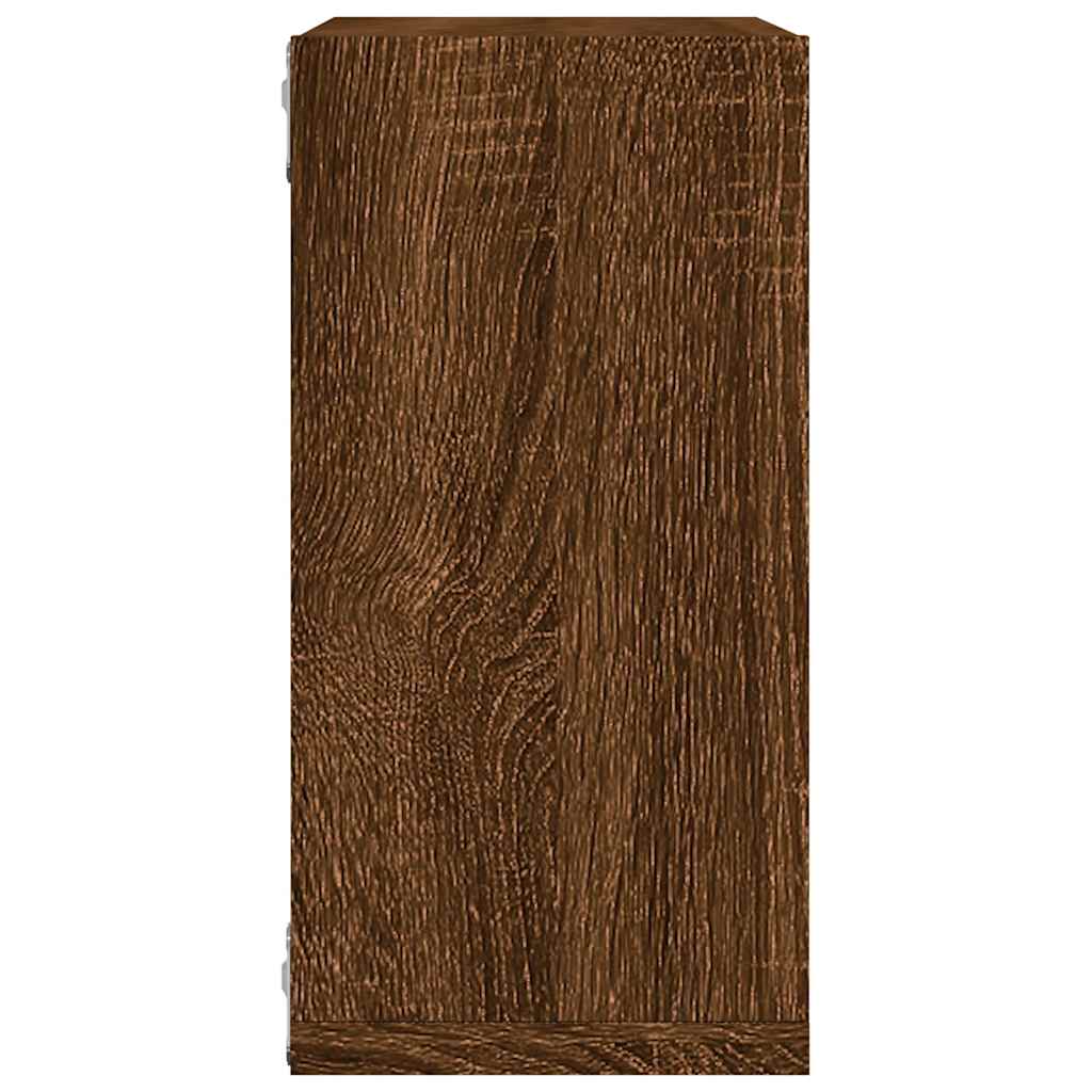 Sienas kubs Plaukti 2 gab Brūns ozols 30x15x30 cm