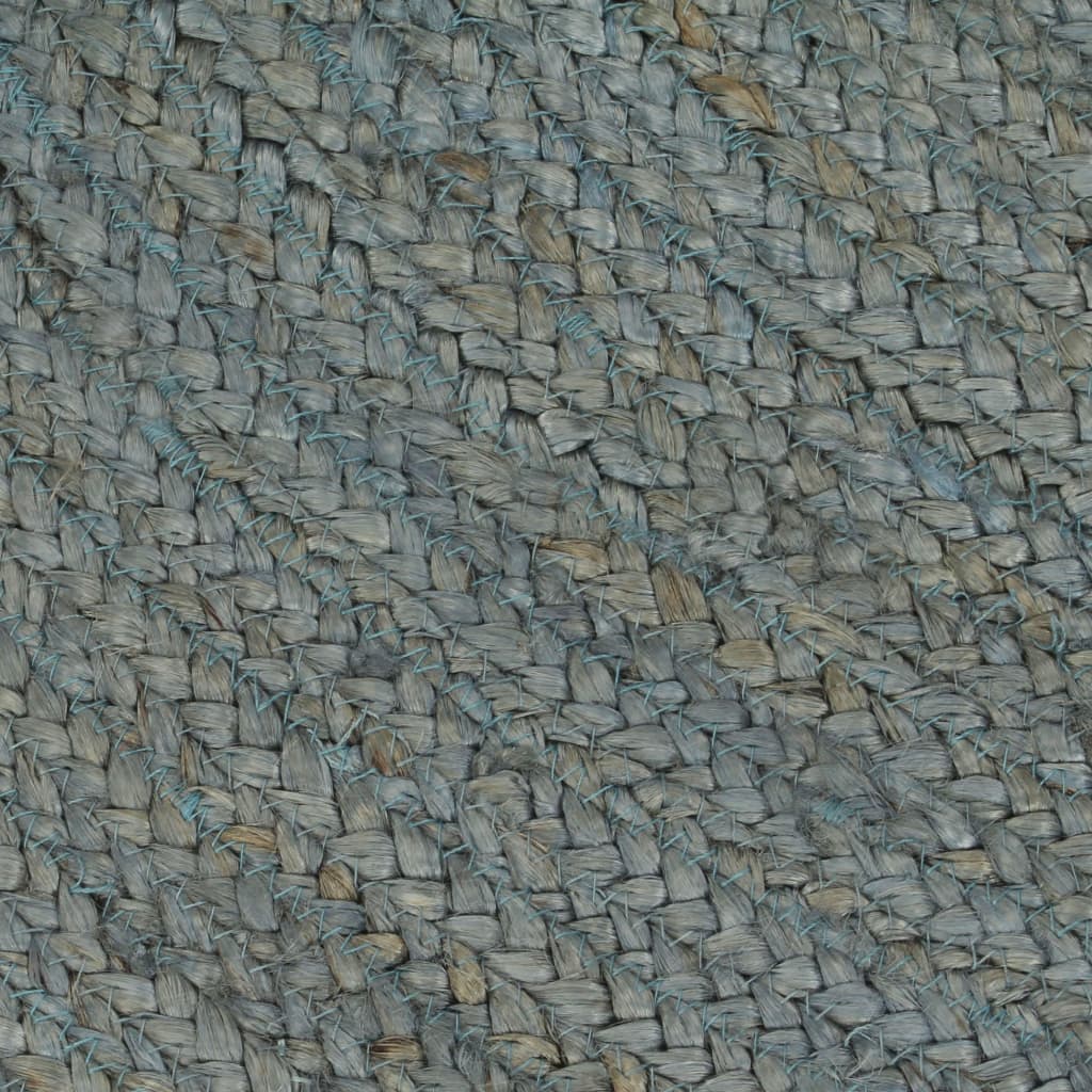 Paklājs, zaļš, 180 cm, džuta, apaļš, roku darbs
