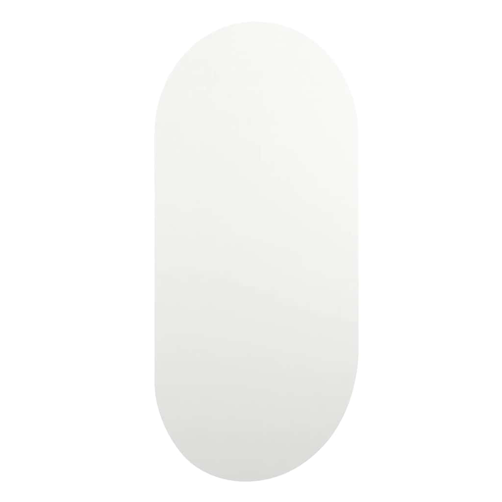 Veidrodis su LED lemputėmis, 80x40cm, stiklas, ovalo formos