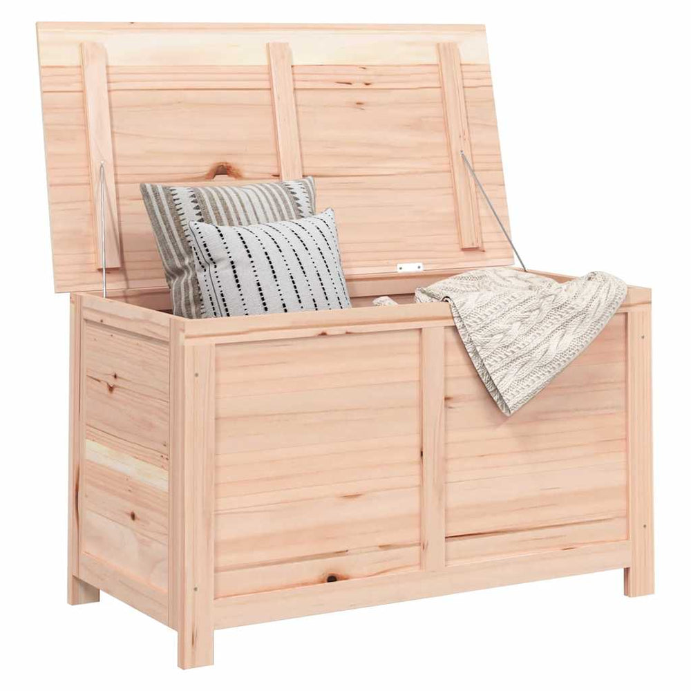 Outdoor storage box for cushions, 100x50x56cm, solid fir wood