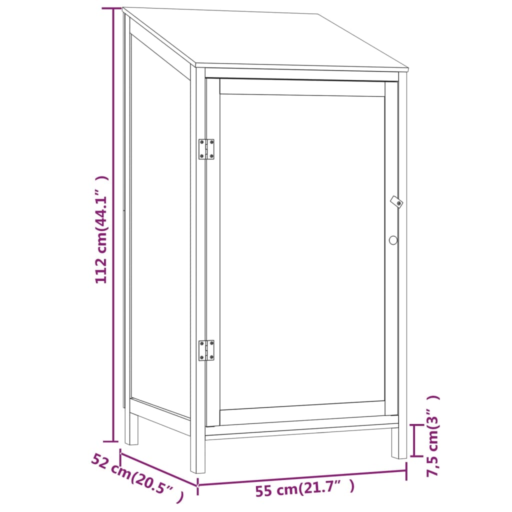 Shed COLTON, 55x52cm