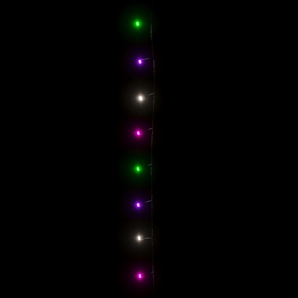 LED lampiņu virtene, 15m, PVC, 150 pasteļkrāsas LED