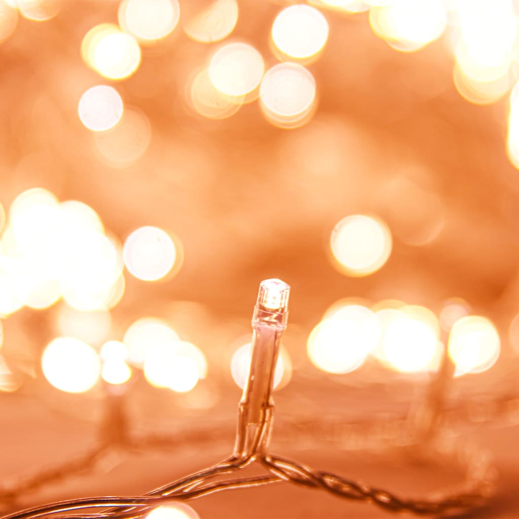 LED lempučių girlianda ICEDUST, 40m, PVC, 400 šiltos baltos spalvos LED