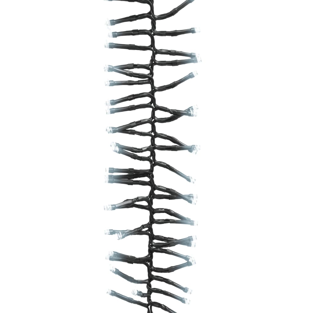 LED lempučių girlianda SNOWCAP, 11m, PVC, 1000 šaltų baltų LED, tanki