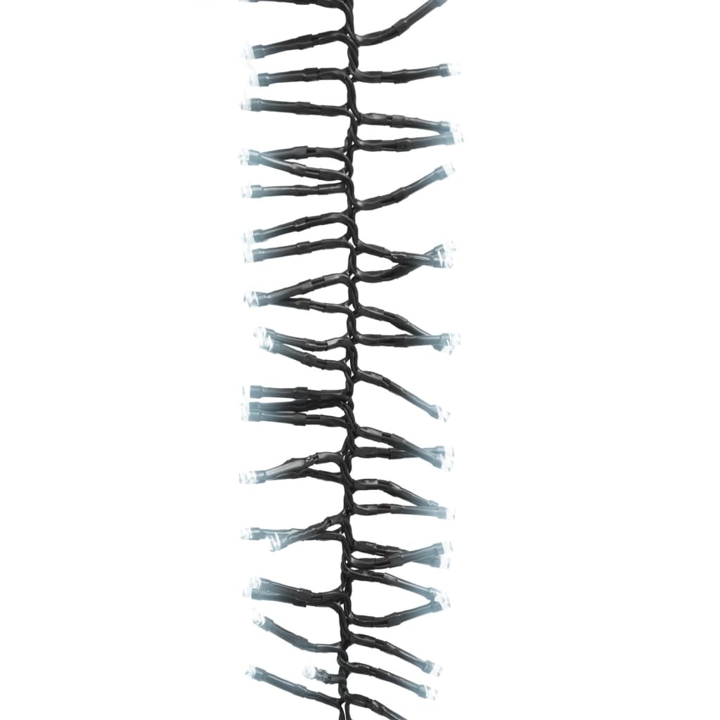 LED lempučių girlianda SNOWCAP, 17m, PVC, 2000 šaltų baltų LED, tanki