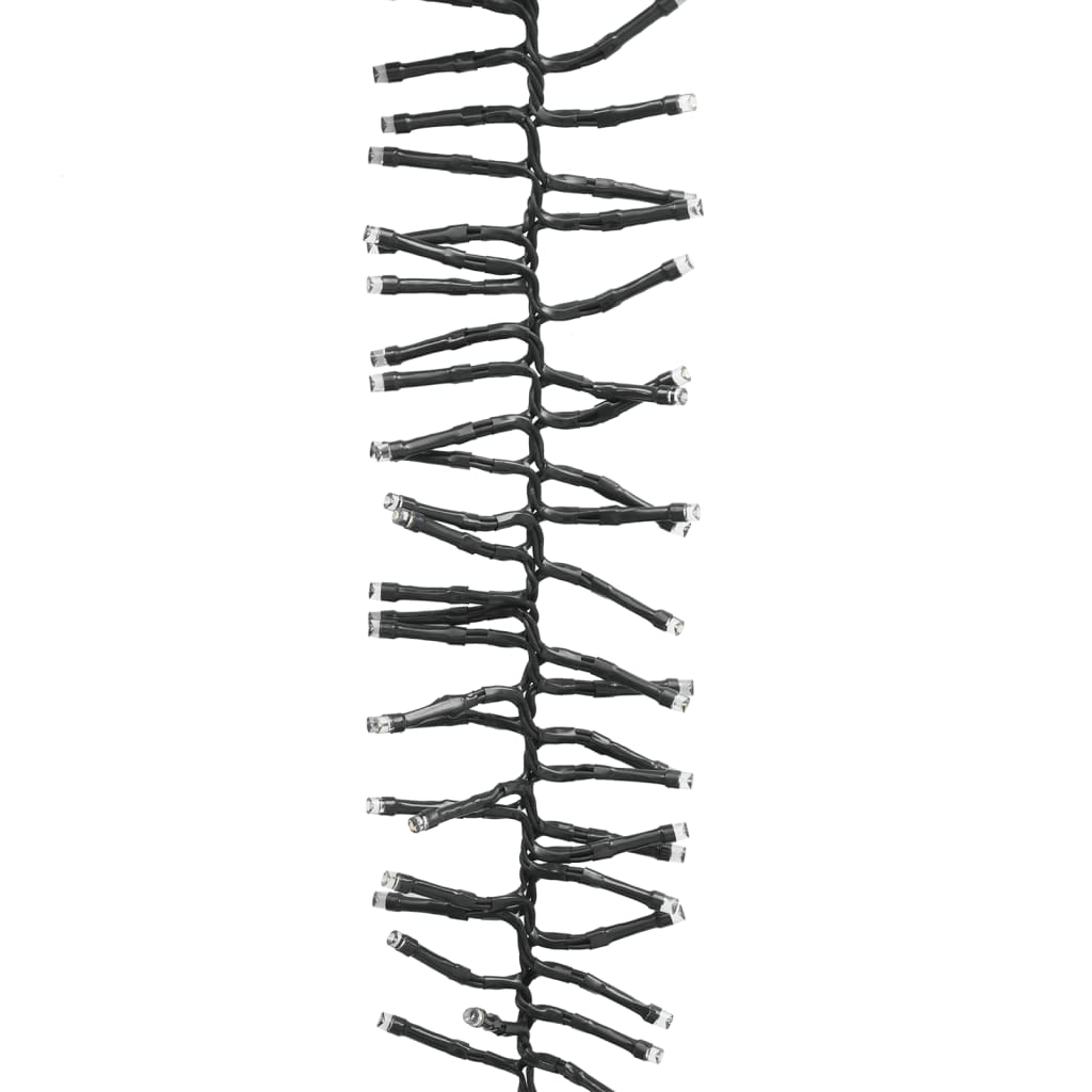 LED lempučių girlianda SNOWCAP, 17m, PVC, 2000 mėlynų LED, tanki