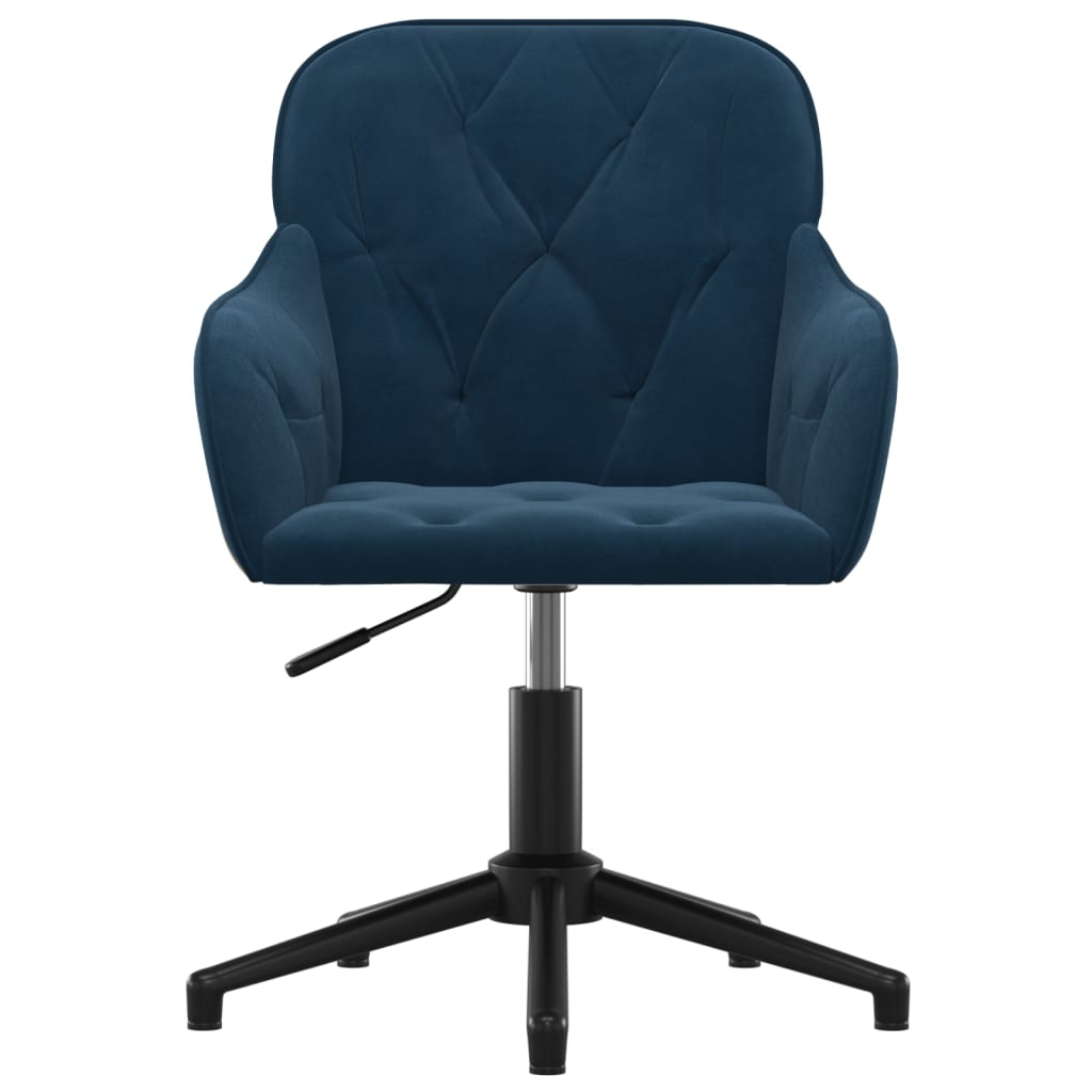 Groza galdiņa krēsli, 2 gab., zili, samts